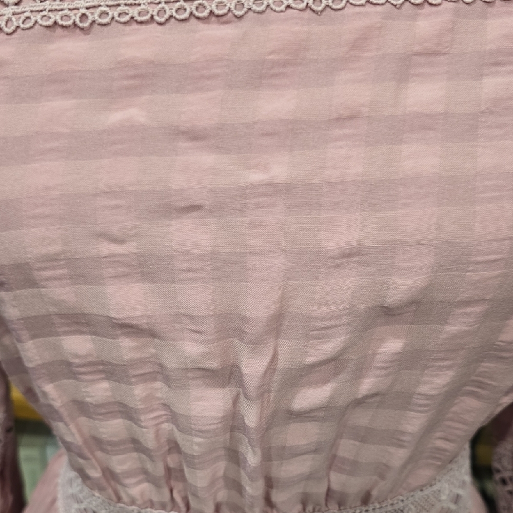 Chic Long Sleeve Pink Maxi Dress, Size 8, Never Worn With Tags - Picture 4 of 10